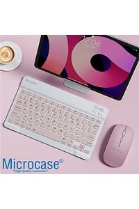 Tablet Ve Telefonlar Için Bluetooth Klavye Ve Mouse Set - Al3476 Pembe ürün fotoğrafı