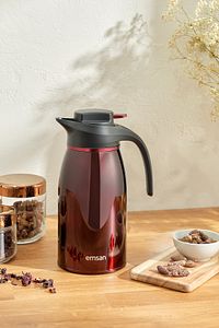 Gama 12 Saat Sıcak ve Soğuk Tutan Çelik Termos Bordo 2 Litre ürün fotoğrafı
