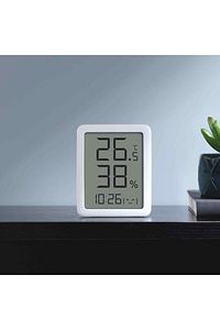 Miaomiaoce Serisi Termometre Nem Ölçer Ve Saat Lcd Ekran ürün fotoğrafı