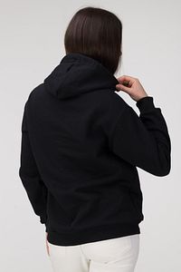 Unisex Siyah Oversize Hırka ürün fotoğrafı