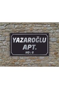 Apartman Isimliği- Apartman Tabelası ürün fotoğrafı