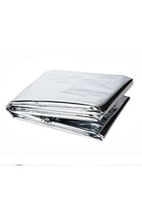 Termal Örtü - Acil Yardım Battaniyesi - Gri Renk -130x210 Cm ürün fotoğrafı