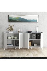 1602 Elegante 180 Cm Modern Konsol Beyaz ürün fotoğrafı
