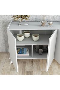 1602 Elegante 180 Cm Modern Konsol Beyaz ürün fotoğrafı