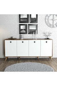 1612 Elite 180 Cm Modern Konsol Amalfi-Beyaz ürün fotoğrafı