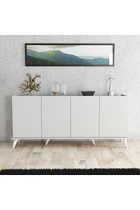 1602 Elegante 180 Cm Modern Konsol Beyaz ürün fotoğrafı