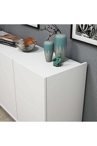 1602 Elegante 180 Cm Modern Konsol Beyaz ürün fotoğrafı