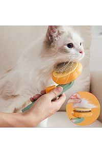 Yeni Nesil Tuşlu Evcil Hayvan Tarağı Otomatik Temizlenen Kedi Köpek Fırçası Tüy Toplayıcı Tarak ürün fotoğrafı