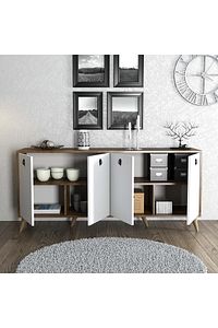 1612 Elite 180 Cm Modern Konsol Amalfi-Beyaz ürün fotoğrafı