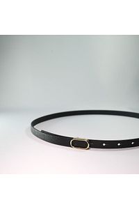 Ithal Oval Gold Tokalı Ince Kemer, Pantolon Kemeri, Gömlek Kemeri, Ceket Kemeri ürün fotoğrafı