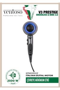 V3 Prestige Brushless & Ionic 2.0 2500w Profesyonel Fön Makinesi Altaıc Blue ürün fotoğrafı