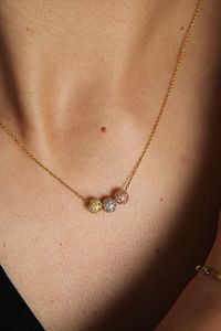 Kadın Dorika Top Model 925 Ayar Gümüş Kolye,bileklik, Küpe Set ürün fotoğrafı