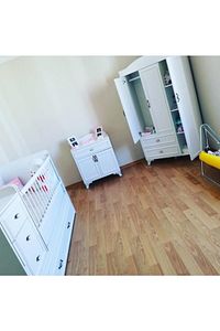 Lisa Büyüyebilen Bebek Odası Beyaz %100 Mdf ürün fotoğrafı