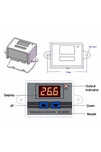 220v Termostat Xh-w3001 Dijital Termostat Sıcaklık Kontrol Cihazı 220v-1500w ürün fotoğrafı