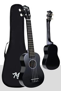 Ukx-233bkt Siyah Concert Ukulele (TUNER ASKI ÇANTA YEDEK TEL METOD PENA) ürün fotoğrafı