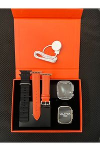 Watch 8 Amax Ultra 49mm Uyumlu Kordon Kilitli Koruyucu Kılıf Hediyeli Gerçek Model ürün fotoğrafı