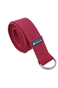 Bordo Yoga Kemeri, Doğal Pamuk 184 Cm,yoga Ve Pilates Için Ideal, Burgundy Cotton Yoga Strap ürün fotoğrafı