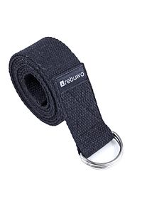 Siyah Yoga Kemeri, Doğal Pamuk 184 Cm,yoga Ve Pilates Için Ideal, Black Cotton Yoga Strap ürün fotoğrafı