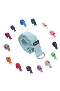 Su Yeşili Yoga Kemeri, Doğal Pamuk 184 Cm,yoga Ve Pilates Için Ideal, Aqua Green Cotton Yoga Strap ürün fotoğrafı