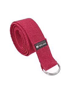 Kırmızı Yoga Kemeri, Doğal Pamuk 184 Cm,yoga Ve Pilates Için Ideal, Red Cotton Yoga Strap ürün fotoğrafı