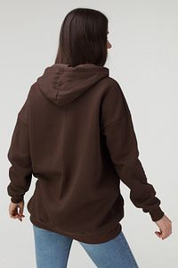 Unisex Kahverengi Oversize Hırka ürün fotoğrafı