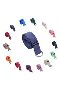 Koyu Mavi Yoga Kemeri, Doğal Pamuk 184 Cm,yoga Ve Pilates Için Ideal, Dark Blue Cotton Yoga Strap ürün fotoğrafı
