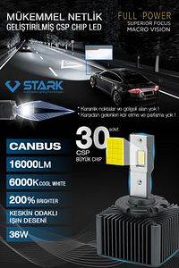 Yeni D1s Xenon Far Uyumlu Full Power Macro Vision Led Xenon Far Ampulü ürün fotoğrafı