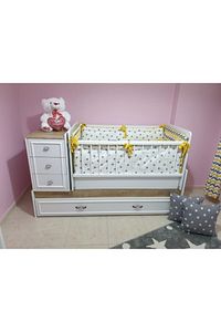 Lisa Büyüyebilen Bebek Odası Meşe Mdf ürün fotoğrafı