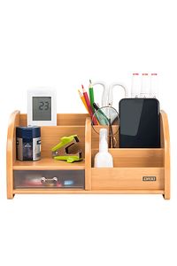 Dx-403 Bambu Desenli Ahşap Kalemlik, Masaüstü Düzenleyici ürün fotoğrafı