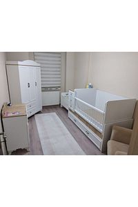 Lisa Büyüyebilen Bebek Odası Meşe Mdf ürün fotoğrafı