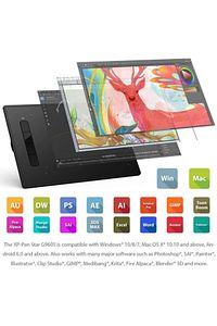 Star G960s 12.5x8.25 Inç Grafik Tablet 8192 Basınç 4 Tuşlu ürün fotoğrafı