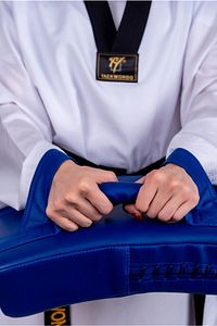 Mavi Taekwondo, Kickboks, Karate, Mma Küçük Eğri Darbe Yastık ürün fotoğrafı