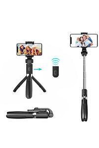 L01 Selfie Çubuğu Tripod Bluetooth Destekli Stick Kablosuz Uzaktan Kumandalı ürün fotoğrafı