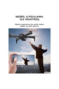 A55 V2 Katlanabilir 480p Kameralı Drone Modeli (TAŞIMA ÇANTALI) ürün fotoğrafı