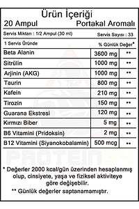 Predator Shot 60 ml X 20 Ampul Güç Performans ürün fotoğrafı