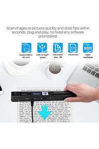 Belge Tarayıcı Taşınabilir Tarayıcı Usb Görüntü Renkli Tarama 900 Dpı A4 Tarama El Tarayıcı ürün fotoğrafı