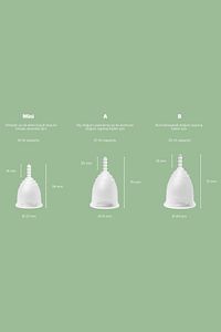 (ORGANİCUP) Menstrual Cup Model B Regl Kabı - Adet Kabı - Menstrüel Kap ürün fotoğrafı
