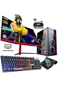 Tx80 i7-860 16GB Ram 256GB SSD GT730 4GB 24" Curved Oyuncu Masaüstü Bilgisayar ürün fotoğrafı