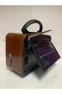 Everton Rt-827 Usb/fm/bt Solar Paneli Nostajık Radyo ürün fotoğrafı