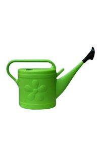 Çiçek Sulama Kabı 5 Lt. Yeşil Renk Sert Plastik ürün fotoğrafı