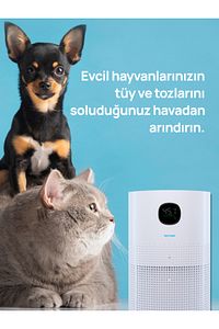 Air Purifier H11 Hepa Filtre Akıllı Hava Temizleyici Beyaz ürün fotoğrafı