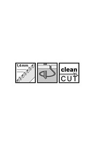T 101 Ao Clean For Wood 5'Li Dekupaj Testeresi Bıçağı ürün fotoğrafı