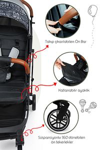 Lotus Katlanabilir Kabin Boy Travel Bebek Arabası ürün fotoğrafı
