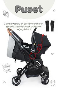 Lotus Katlanabilir Kabin Boy Travel Bebek Arabası ürün fotoğrafı