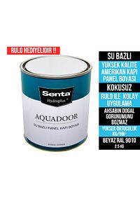 Senta Aquadoor Su Bazlı Kokusuz Premium Kapı Panel Boyası 2.5 Kg (rulo Hedıyelıdır ) ürün fotoğrafı