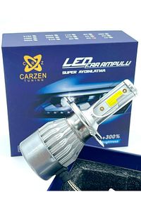 H4 Zenon 3 Fişli Motorsiklet Farı Çift Devre Uzun Kısa 12v Tek Adet Fiyatıdır ürün fotoğrafı