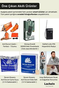 Orijinal Lüks Premium Solar Paket Tam Kapsamlı Hazır Deprem Çantası Ilk Yardım Acil Durum Yaşam Kiti ürün fotoğrafı