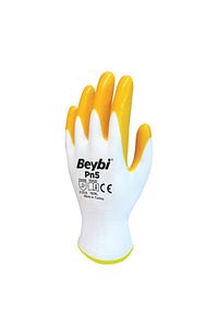 Bey Bi Eldiven Pn5 No:10 Nitril Sarı Bey Az Iş Eldiveni ürün fotoğrafı