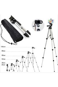 Ayarlanabilir Kademeli 102cm Profesyonel Metal Ayaklı Tripod 3110 ürün fotoğrafı