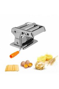 Büyük Boy Erişte Ve Makarna Hamur Açma Makinesi Italya Erişte Kinesi - 180 Mm ürün fotoğrafı